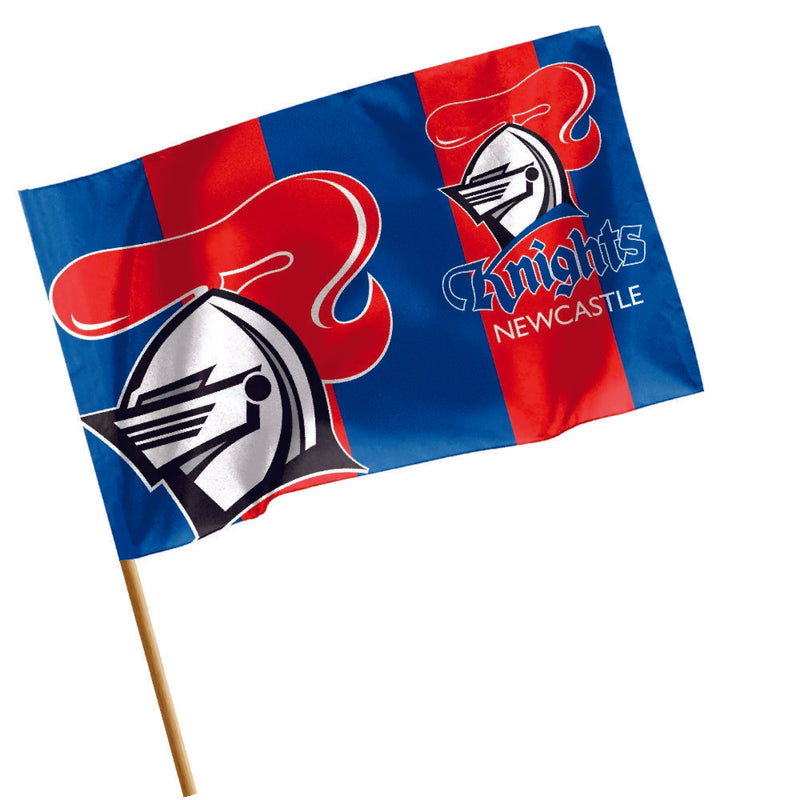 NRL Game Day Team Flag Banner with Pole - Choose Team