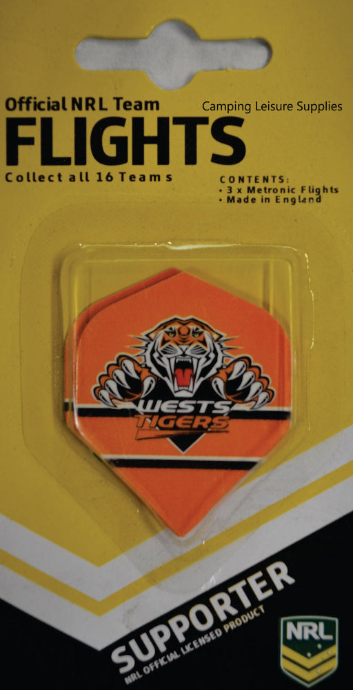 NRL Dart Flight Set of 3 Flights Choose Your Team