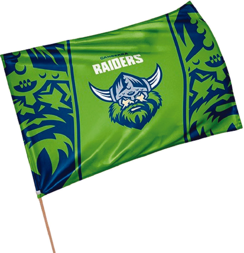 NRL Game Day Team Flag Banner with Pole - Choose Team