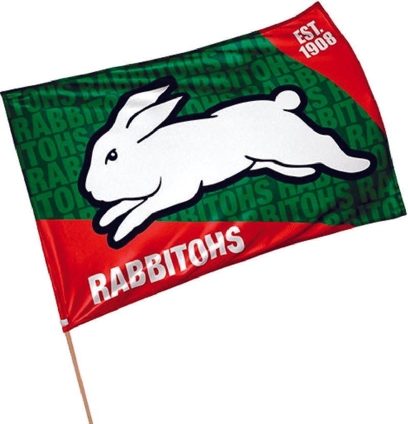 NRL Game Day Team Flag Banner with Pole - Choose Team