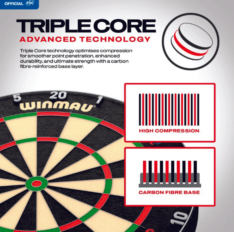 Winmau Professional Level Blade 6 Triple Core Dartboard The Very Best