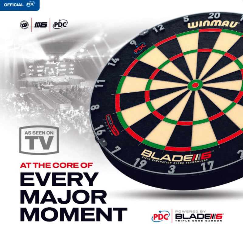 Winmau Professional Level Blade 6 Triple Core Dartboard The Very Best