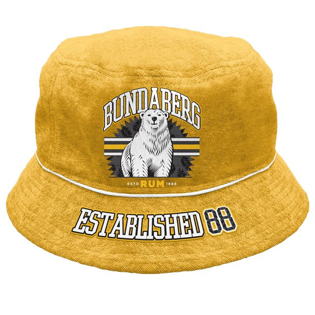Bundaberg Rum Bundy Yellow Towel Bucket Hat 88