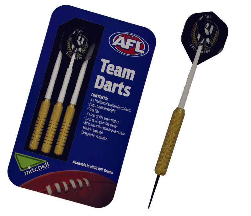 Collingwood AFL Set of 3 Traditional Darts