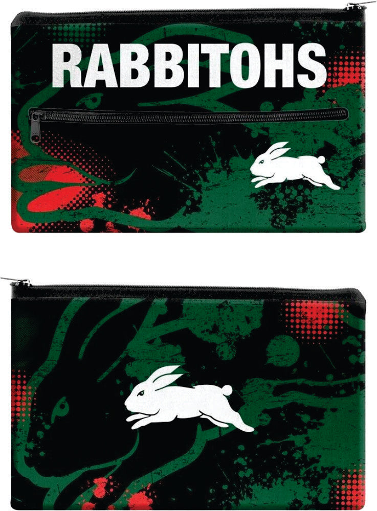Rabbitohs NRL Neoprene Pencil Case