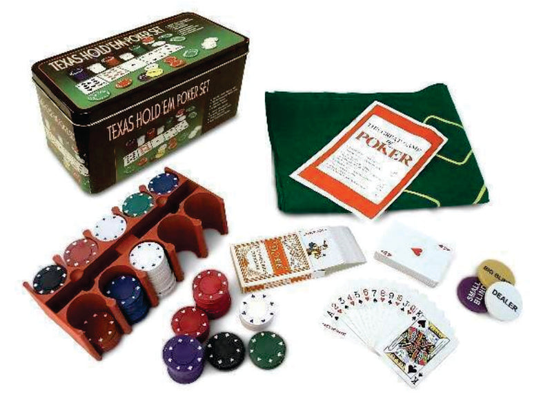 Texas Hold'em Poker Set with 200 poker Chips