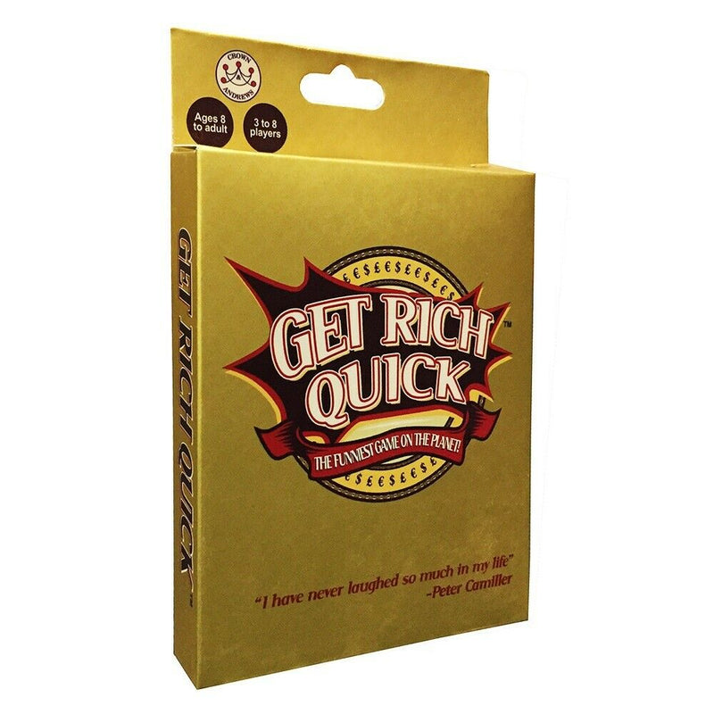 Get Rich Quick Card Game The Funniest Game On The Planet Get Rich Quick Card Game The Funniest Game On The Planet Camping Leisure Supplies