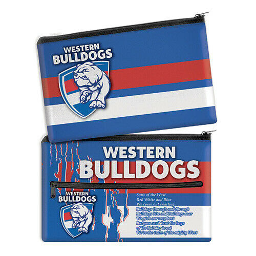 Western Bulldogs AFL Pencil Case Western Bulldogs AFL Pencil Case Camping Leisure Supplies