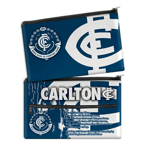 Carlton AFL Pencil Case Carlton AFL Pencil Case Camping Leisure Supplies