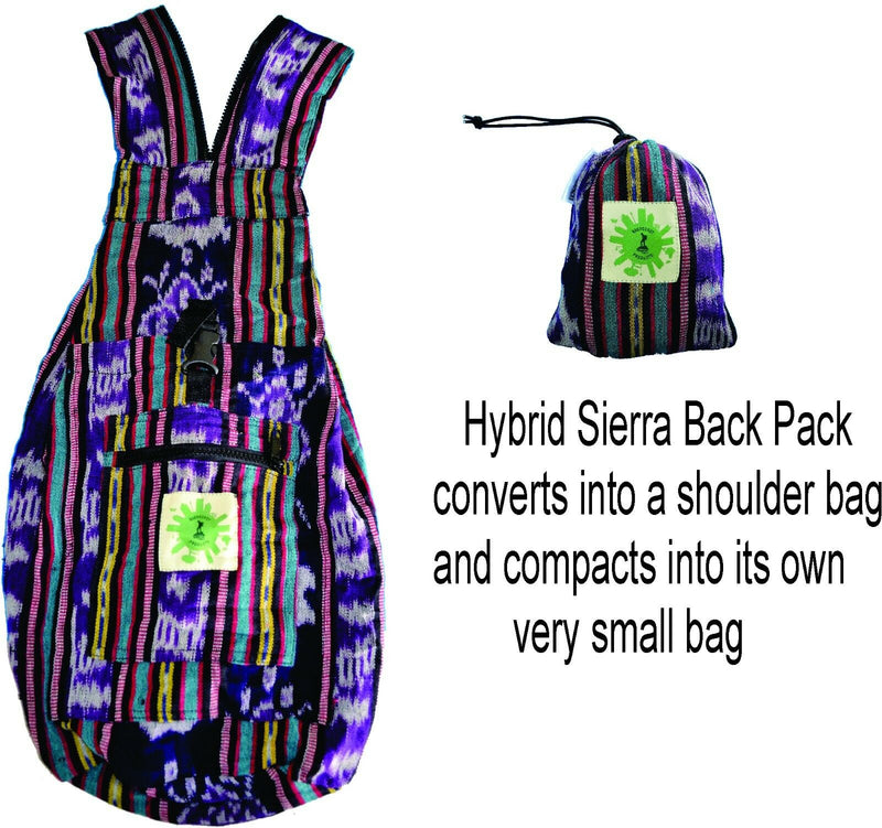 Back Pack Compact for Travelling Purple Ikat Back Pack Compact for Travelling Purple Ikat Camping Leisure Supplies