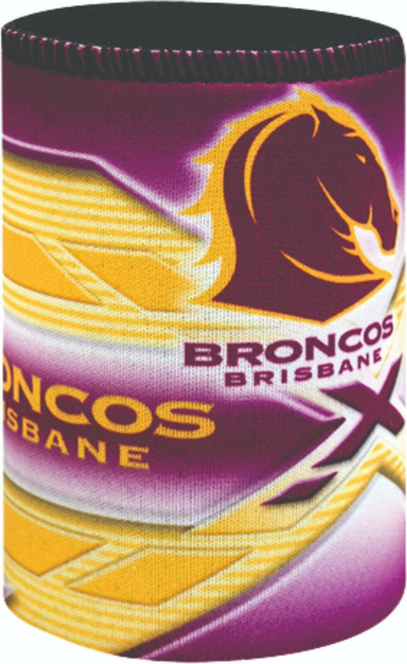 Brisbane Broncos NRL Can Bottle Cooler Brisbane Broncos NRL Can Bottle Cooler Camping Leisure Supplies