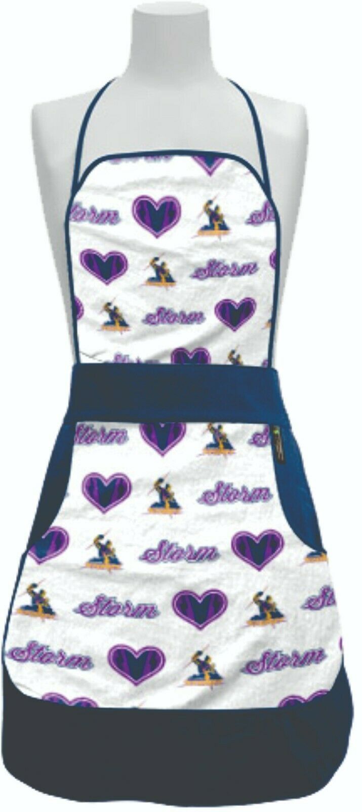 Melbourne Storm NRL Ladies Apron Melbourne Storm NRL Ladies Apron Camping Leisure Supplies