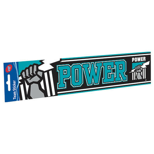 Port Adelaide Power AFL Bumper Sticker Port Adelaide Power AFL Bumper Sticker Camping Leisure Supplies