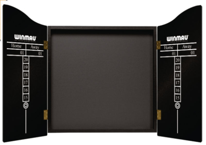 Winmau Blade 6 Dartboard Set with Winmau Black Cabinet Camping Leisure Supplies