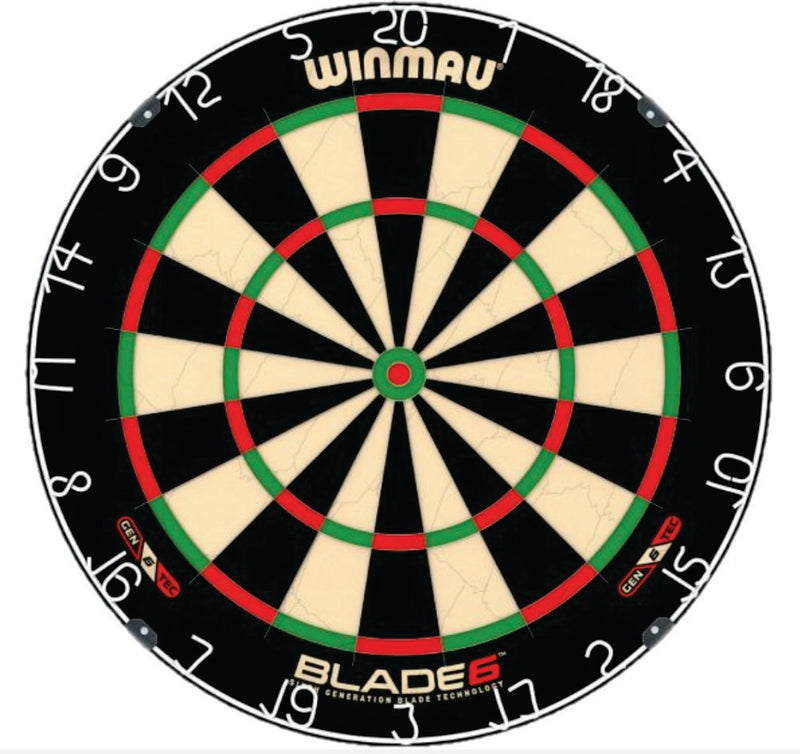 Winmau 6 Dartboard with Blade 6 Surround Winmau Blade 6 Dartboard with Blade 6 Surround Camping Leisure Supplies