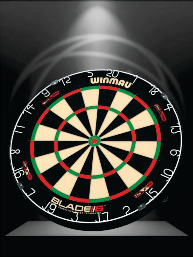 Winmau Professional Level Blade 6 DUAL CORE Dartboard World Darts Federation Camping Leisure Supplies