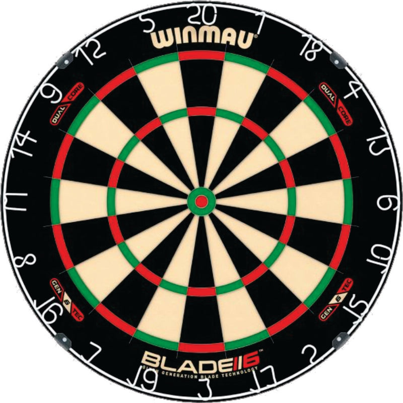 Winmau Professional Blade 6 Dual Core Dartboard with Primal Cabinet Winmau Professional Blade 6 Dual Core Dartboard with Primal Cabinet Camping Leisure Supplies