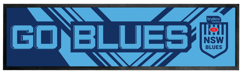 NSW NRL Blues Bar Runner State of Origin NSW NRL Blues Bar Runner State of Origin Camping Leisure Supplies