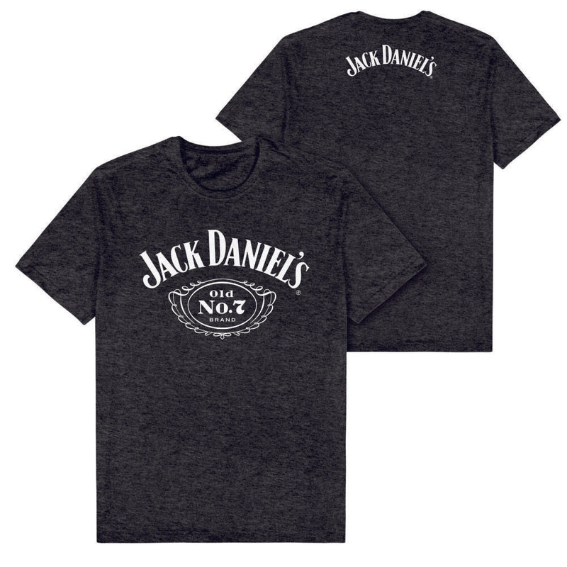 Jack Daniels Cartouche Logo Marle Tee Shirt OLD No.7 Size 3XL Camping Leisure Supplies