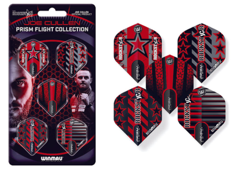 Joe Cullen Prism Flight Collection Set of Five Dart Flights Collections Camping Leisure Supplies