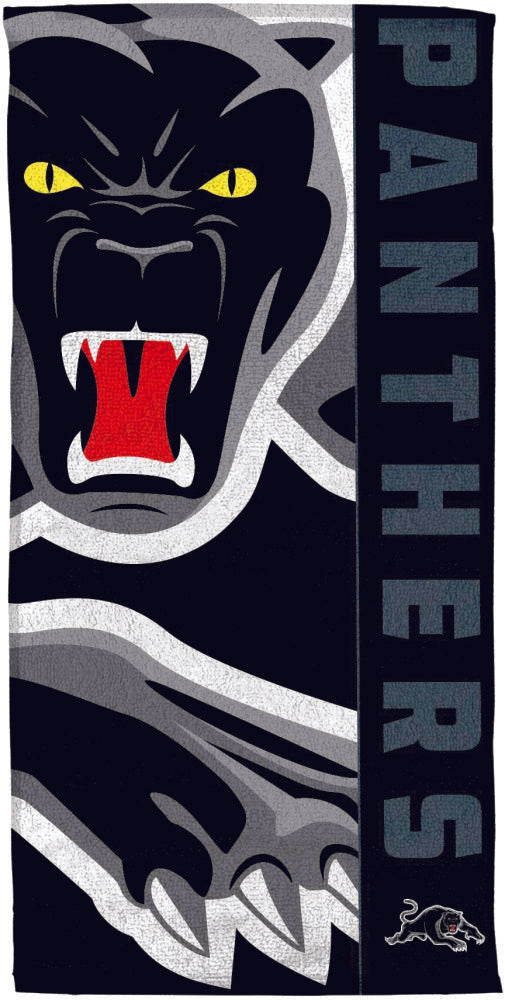 Penrith Panthers NRL Beach Towel Penrith Panthers NRL Beach Towel Camping Leisure Supplies