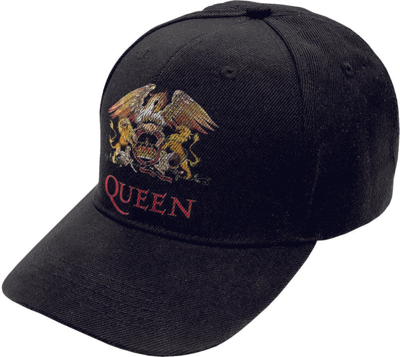 Queen Logo Black Baseball Hat Cap Camping Leisure Supplies