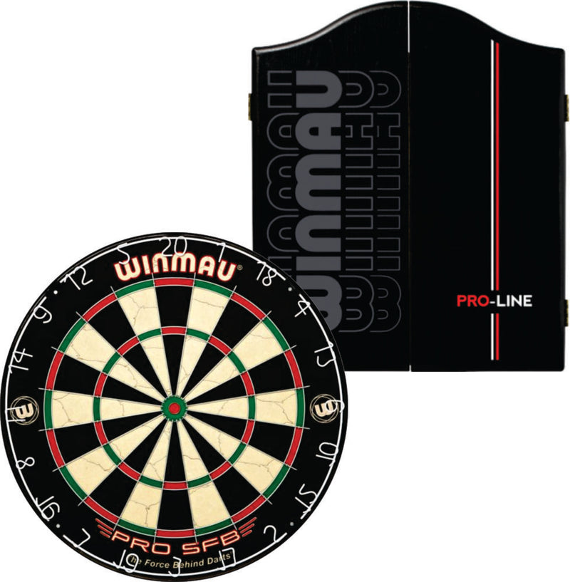 Winmau SFB Professional Dartboard Set with Pro-line Cabinet Winmau SFB Professional Dartboard Set with Pro-line Cabinet Camping Leisure Supplies