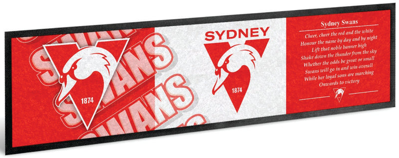 Sydney Swans AFL Bar Runner Sydney Swans AFL Bar Runner Camping Leisure Supplies