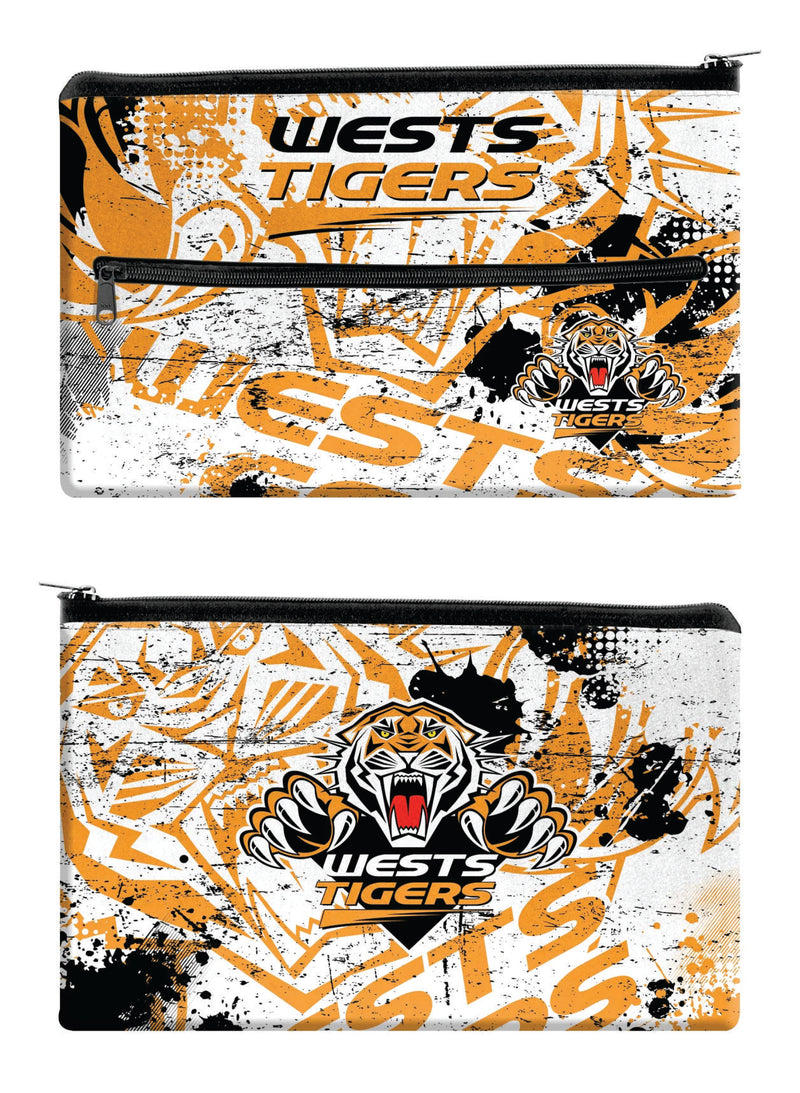 West Tigers NRL Neoprene Pencil Case West Tigers NRL Neoprene Pencil Case Camping Leisure Supplies