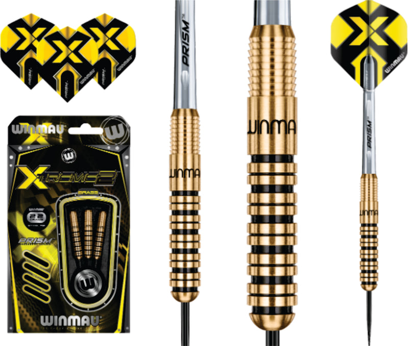 Winmau Xtreme 2 Brass Darts 22 24 grams Winmau Xtreme 2 Brass Darts 22 24 grams Camping Leisure Supplies