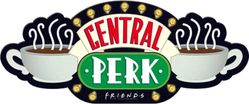 Friends Sitcom TV Series Central Perk Light Up Tin Sign Camping Leisure Supplies