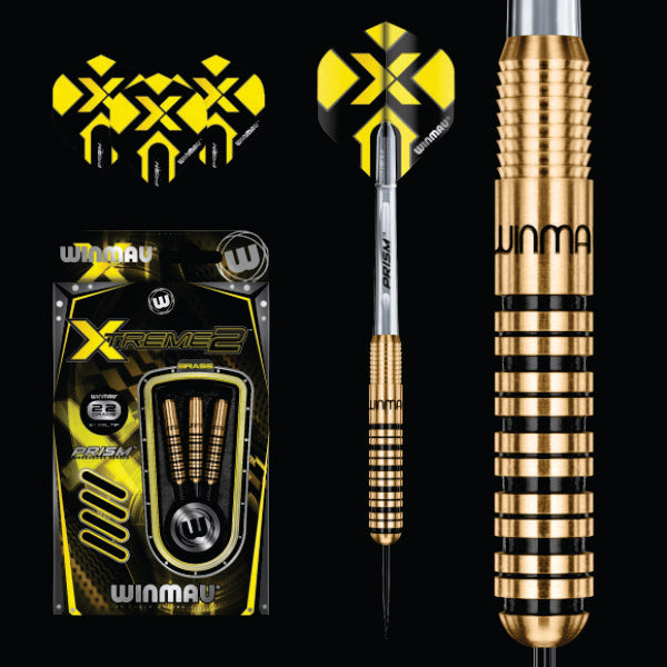 Winmau Xtreme 2 Brass Darts 22 24 grams Winmau Xtreme 2 Brass Darts 22 24 grams Camping Leisure Supplies