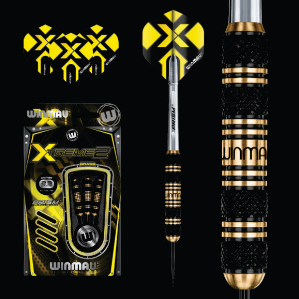 Winmau Xtreme 2 Brass Darts 22 24 grams Winmau Xtreme 2 Brass Darts 22 24 grams Camping Leisure Supplies