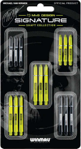 Winmau MVG Signature Shaft Collection 5 Sets Prism Shafts 3 Winmau MVG Signature Shaft Collection 5 Sets Prism Shafts 3 Camping Leisure Supplies