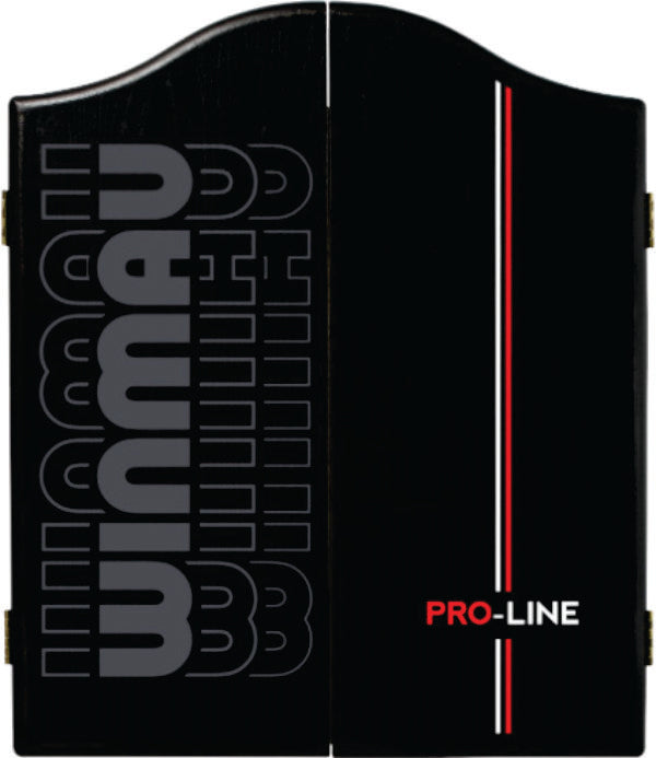 Winmau New Pro-Line Dartboard Cabinet Black Winmau New Pro-Line Dartboard Cabinet Black Camping Leisure Supplies